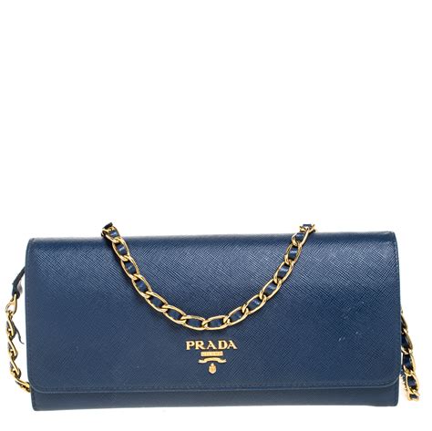 prada saffiano navy wallet|authentic prada wallet sale.